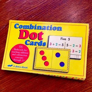 Abeka Combination Dot Cards for Math